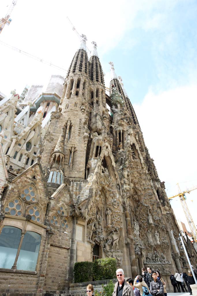 Foto, materieel, vrij, landschap, schilderstuk, bevoorraden foto,De Sagrada Familia!, , , , 