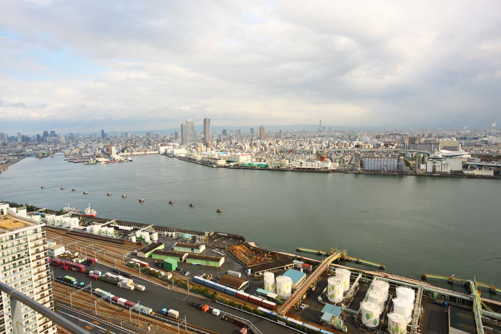 fotografia, materiale, libero il panorama, dipinga, fotografia di scorta,Osaka, , , , 