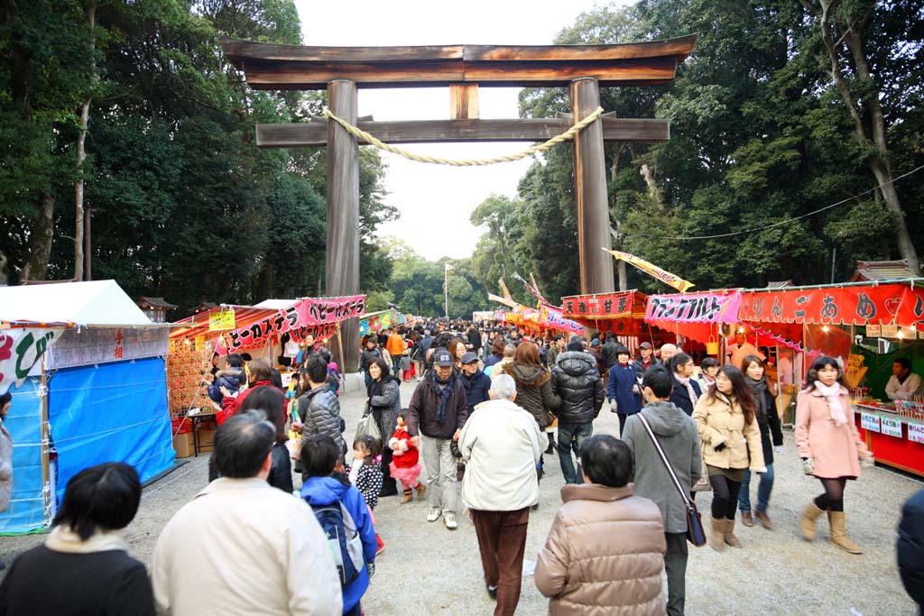 Foto, materieel, vrij, landschap, schilderstuk, bevoorraden foto,Kashihara Jingu Shrine, , , , 