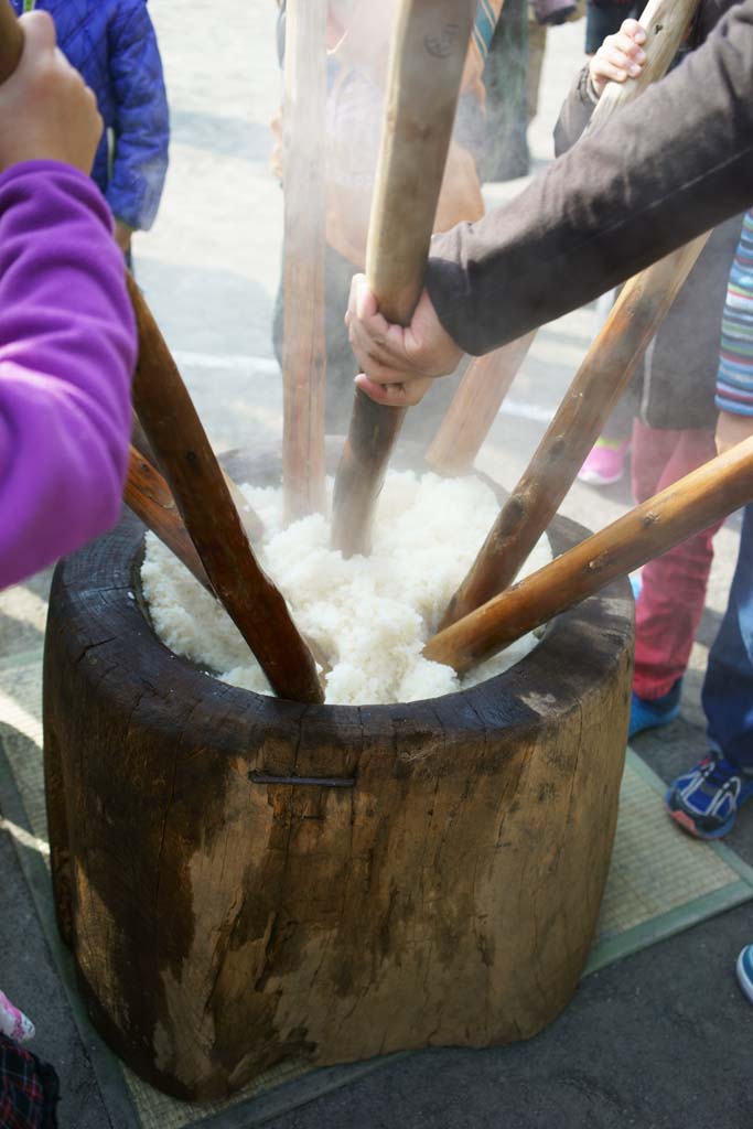 fotografia, materiale, libero il panorama, dipinga, fotografia di scorta,Pounding mochi, , , , 