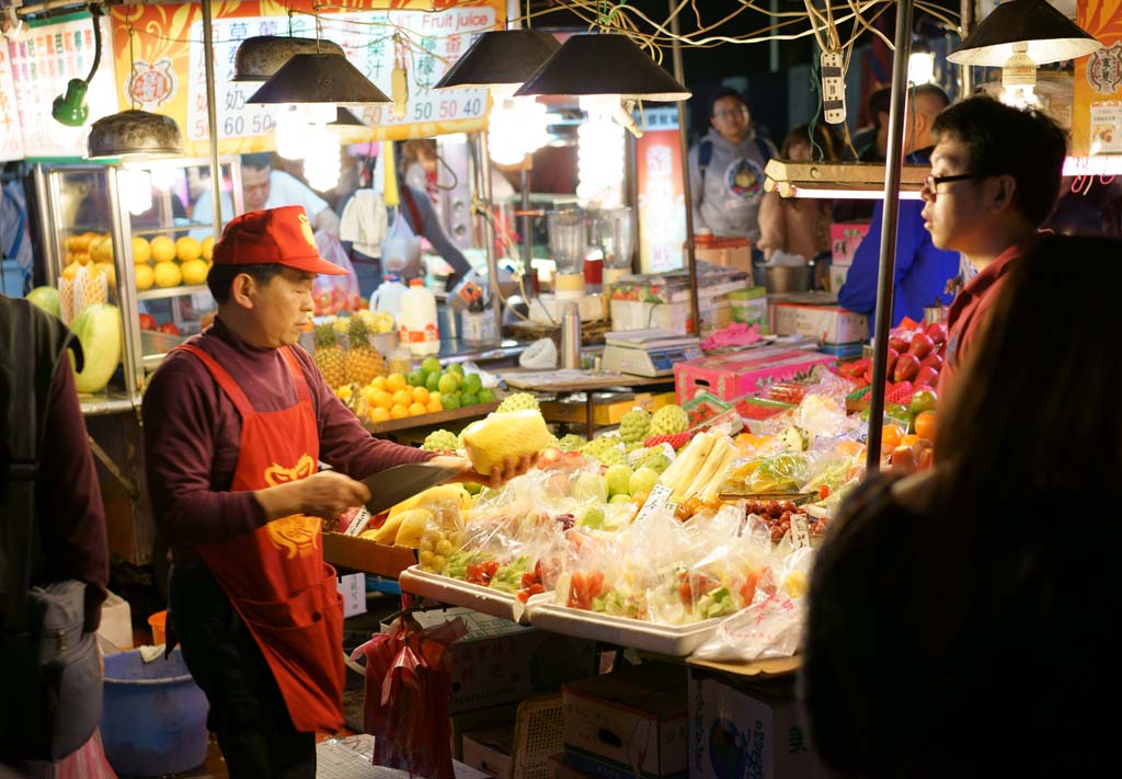 Foto, materieel, vrij, landschap, schilderstuk, bevoorraden foto,Shihlin Ningxia Avondmarkt, , , , 