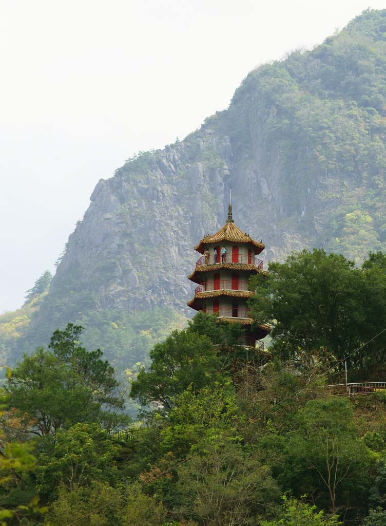 Foto, materieel, vrij, landschap, schilderstuk, bevoorraden foto,Tenshou van Shoutoku tempel, , , , 