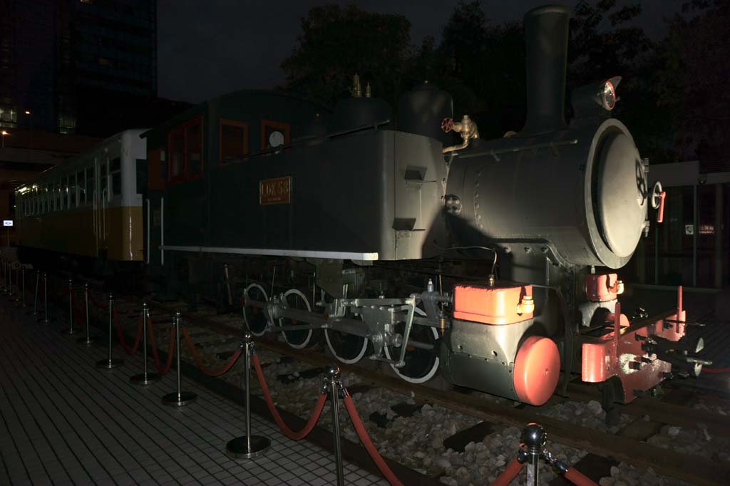 Foto, materieel, vrij, landschap, schilderstuk, bevoorraden foto,Stoomlocomotief, , , , 