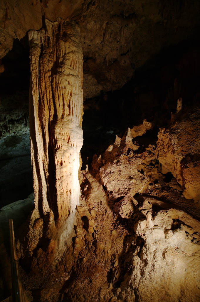 fotografia, material, livra, ajardine, imagine, proveja fotografia,Ishigaki-jima Ilha estalactite caverna, caverna de estalactite, Estalactite, Pedra calcria, caverna