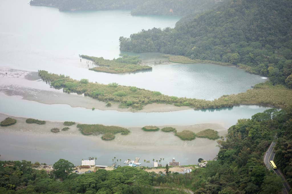 Foto, materiell, befreit, Landschaft, Bild, hat Foto auf Lager,Sun Moon Lake, , , , 