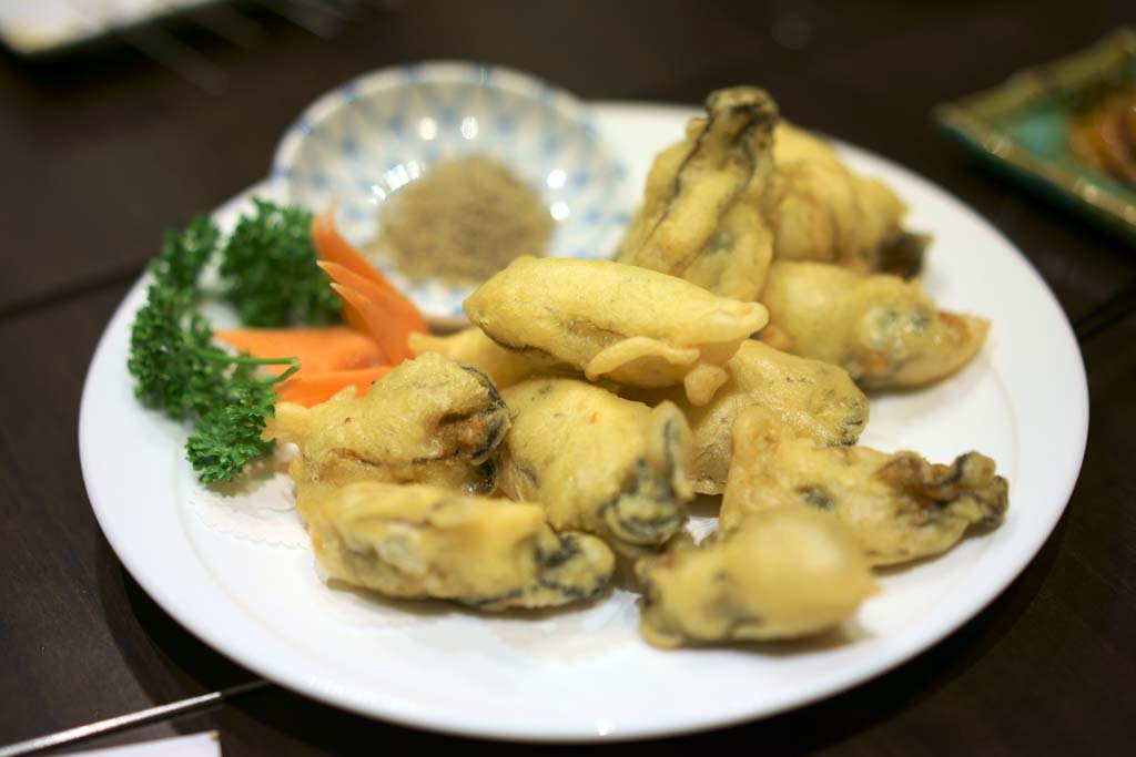 photo,material,free,landscape,picture,stock photo,Creative Commons,Oysters tempura, , , , 