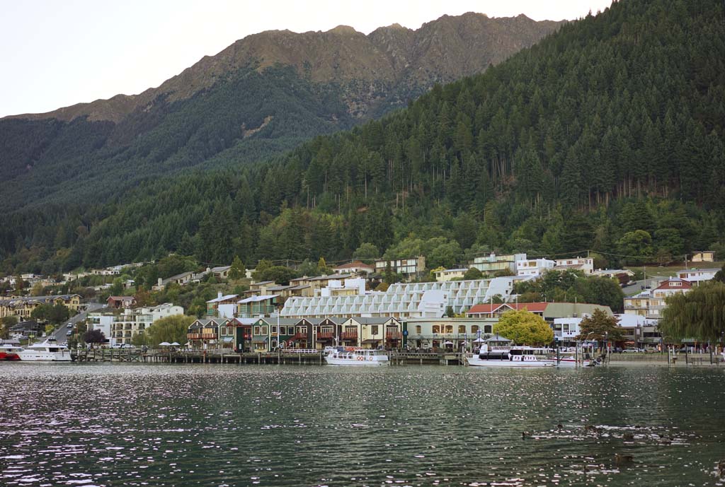 Foto, materiell, befreit, Landschaft, Bild, hat Foto auf Lager,Lake Wakatipu, , , , 