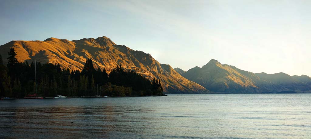 Foto, materiell, befreit, Landschaft, Bild, hat Foto auf Lager,Lake Wakatipu, , , , 