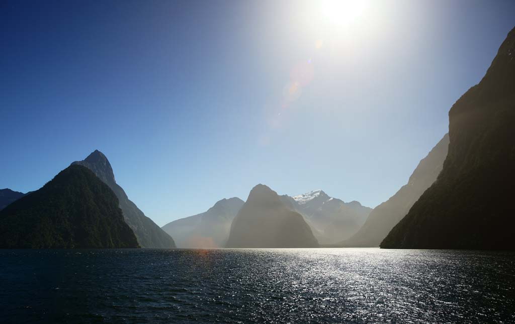 Foto, materiell, befreit, Landschaft, Bild, hat Foto auf Lager,Milford Sound, , , , 