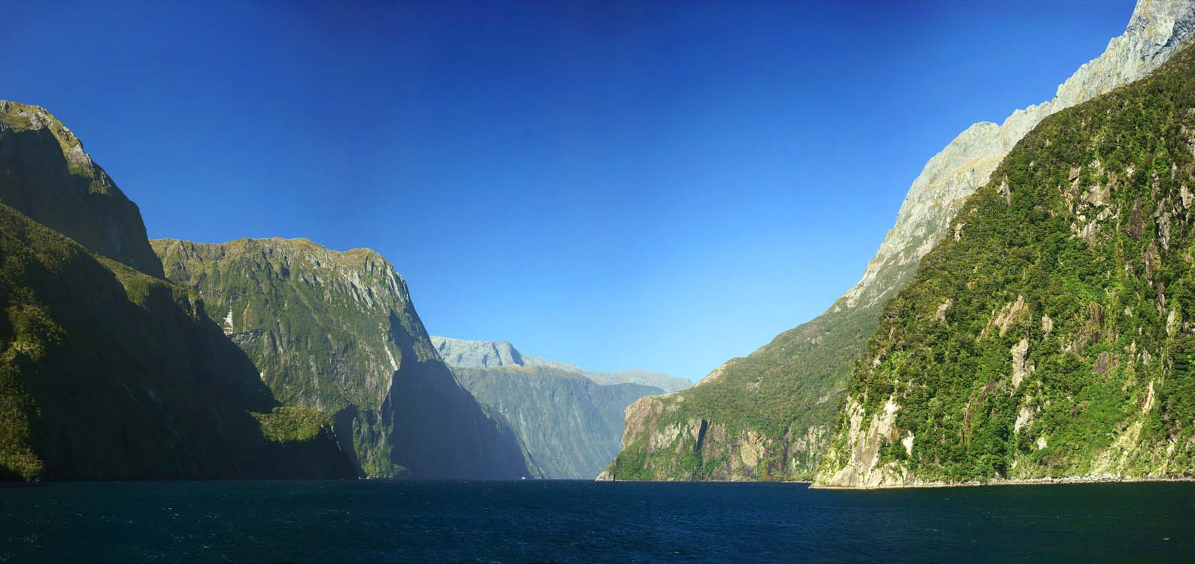 Foto, materieel, vrij, landschap, schilderstuk, bevoorraden foto,Milford Sound, , , , 