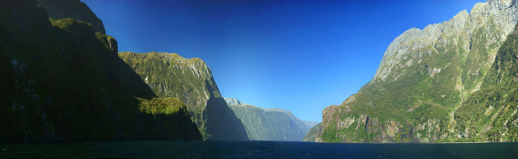 Foto, materieel, vrij, landschap, schilderstuk, bevoorraden foto,Milford Sound, , , , 