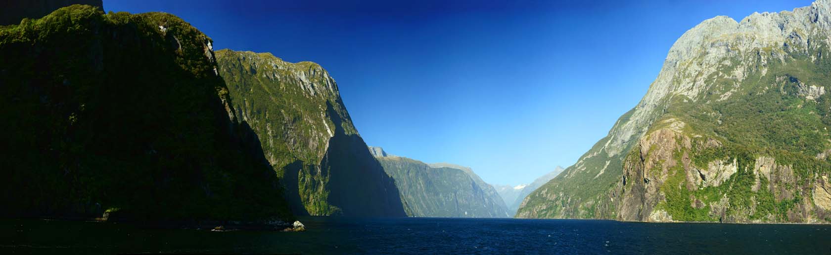 Foto, materieel, vrij, landschap, schilderstuk, bevoorraden foto,Milford Sound, , , , 