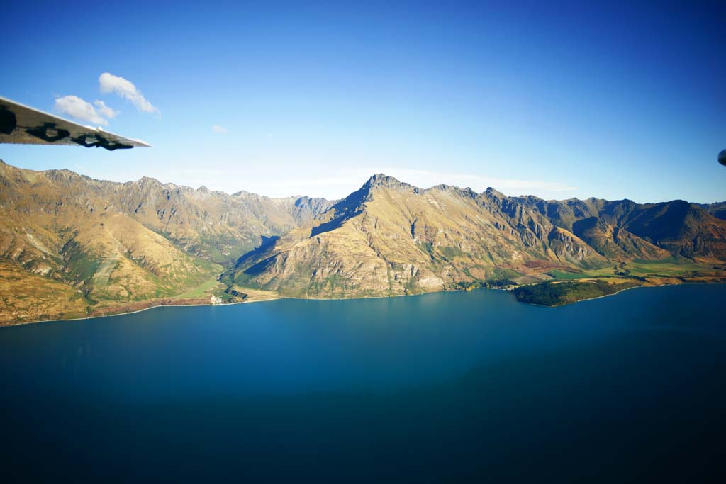 Foto, materiell, befreit, Landschaft, Bild, hat Foto auf Lager,Lake Wakatipu, , , , 