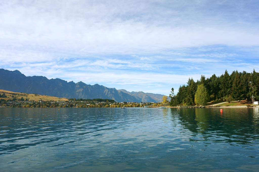 Foto, materieel, vrij, landschap, schilderstuk, bevoorraden foto,Queenstown, , , , 