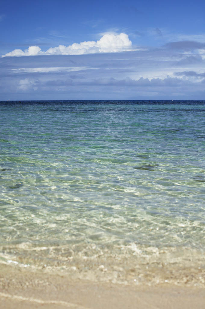 photo, la matire, libre, amnage, dcrivez, photo de la rserve,L'horizon et un nuage, plage sablonneuse, vague, nuage, ciel bleu