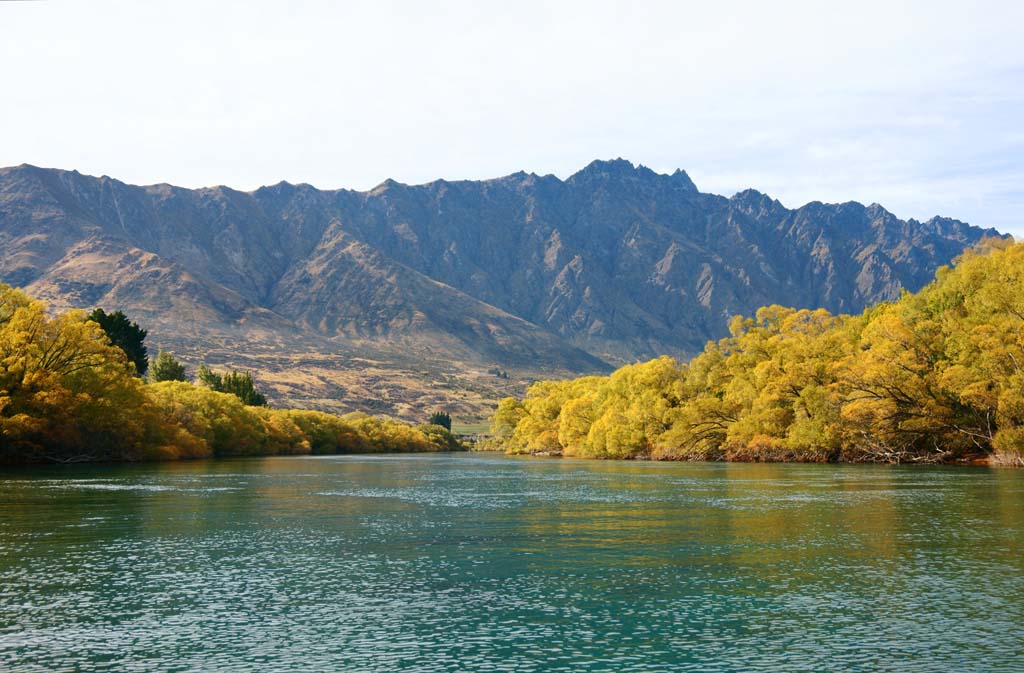 Foto, materieel, vrij, landschap, schilderstuk, bevoorraden foto,Queenstown, , , , 