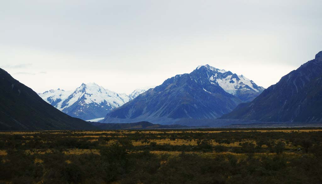 Foto, materieel, vrij, landschap, schilderstuk, bevoorraden foto,Mount Cook, , , , 