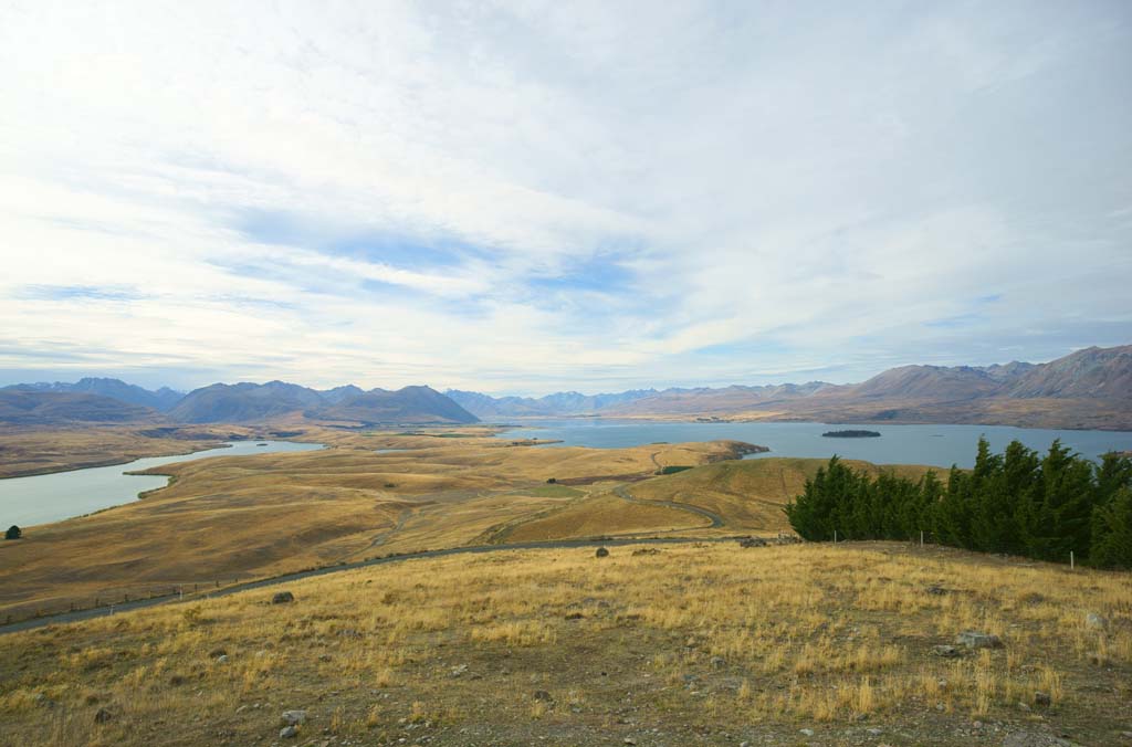 Foto, materiell, befreit, Landschaft, Bild, hat Foto auf Lager,Lake Tekapo und Alexandra, See, , , , 