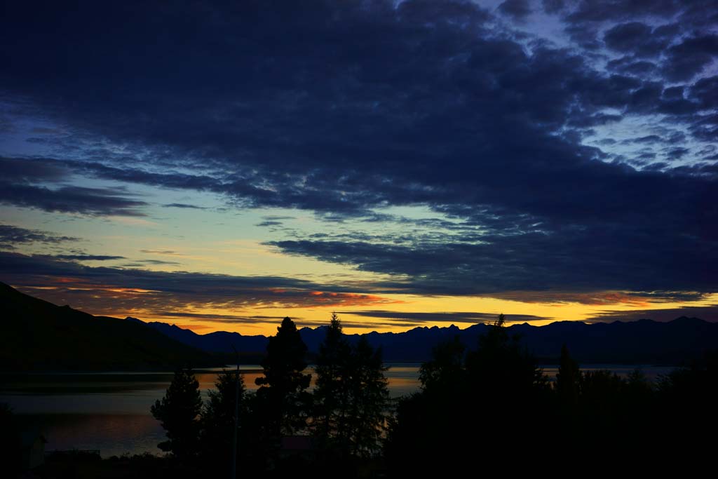 Foto, materiell, befreit, Landschaft, Bild, hat Foto auf Lager,Tekapo der Dmmerung, , , , 