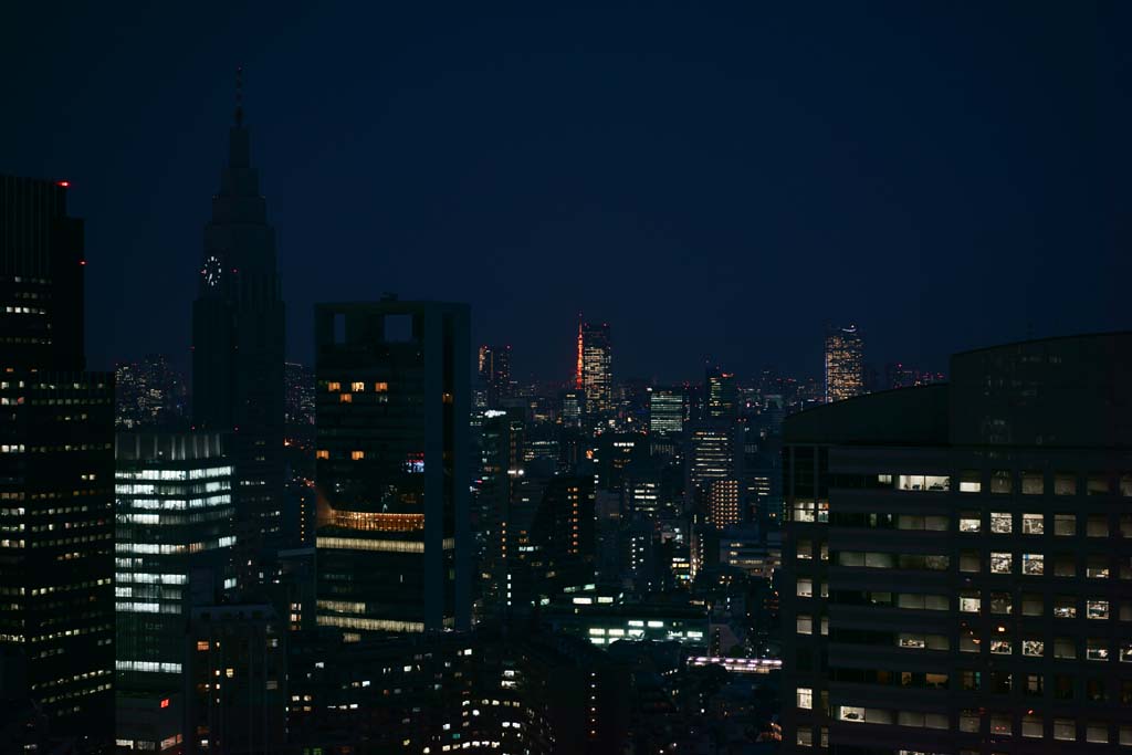 photo, la matire, libre, amnage, dcrivez, photo de la rserve,Le Shinjuku de nuit, , , , 