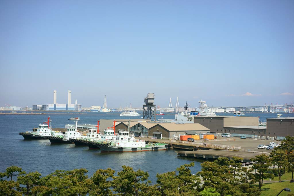 Foto, materiell, befreit, Landschaft, Bild, hat Foto auf Lager,Hafen von Yokohama, , , , 