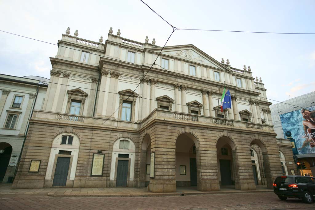 Foto, materiell, befreit, Landschaft, Bild, hat Foto auf Lager,Teatro alla Scala in Mailand, , , , 