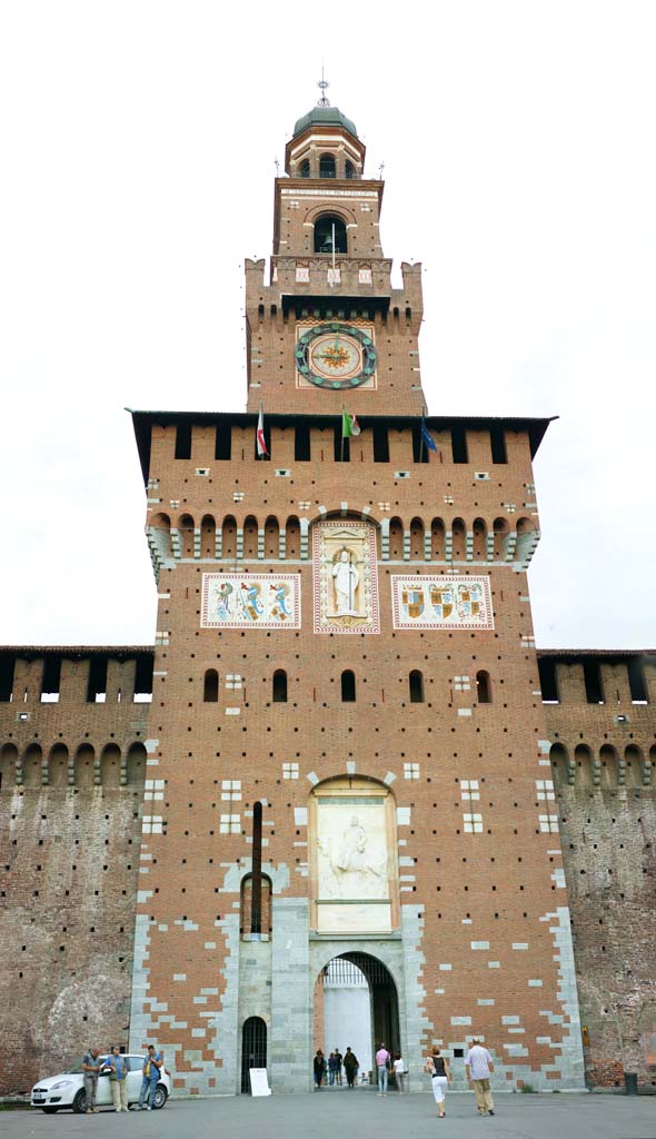 Foto, materiell, befreit, Landschaft, Bild, hat Foto auf Lager,Schloss Sforzesco, , , , 