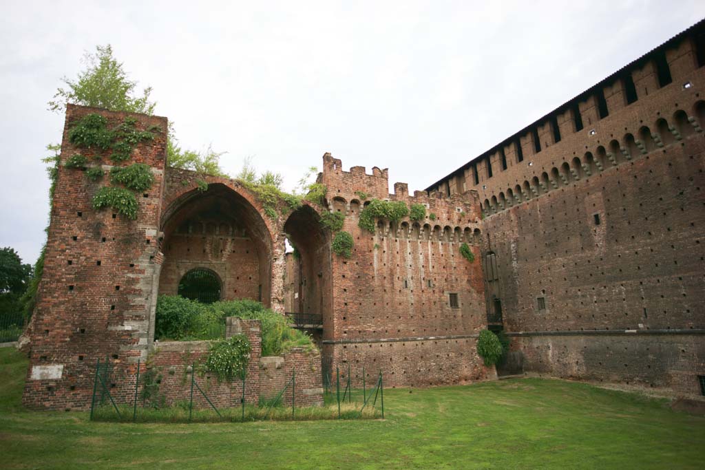 Foto, materiell, befreit, Landschaft, Bild, hat Foto auf Lager,Schloss Sforzesco, , , , 