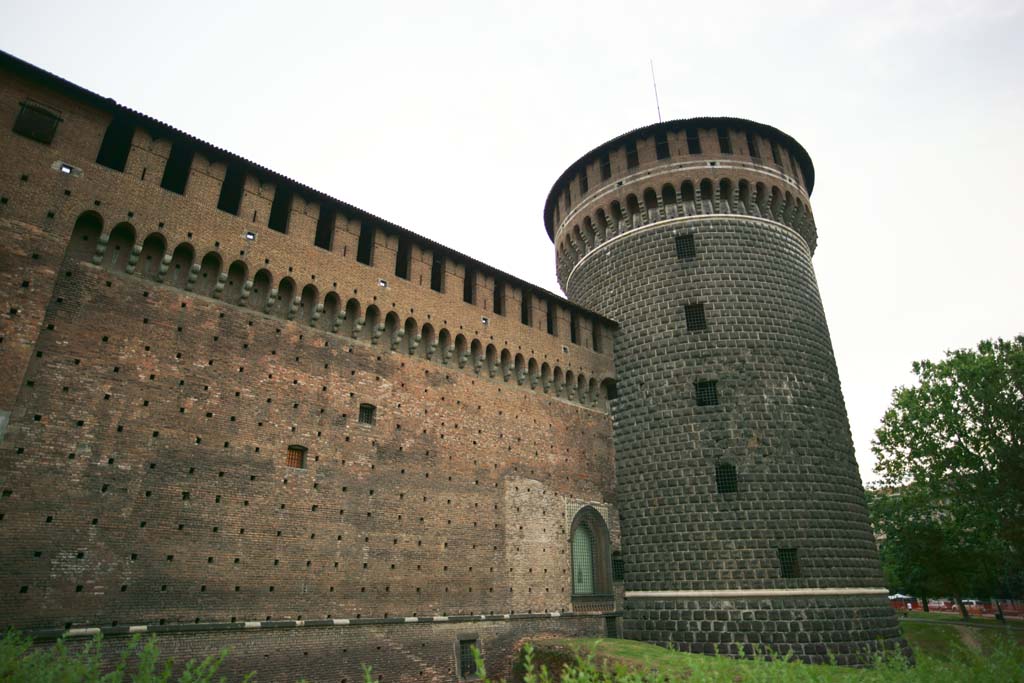 fotografia, material, livra, ajardine, imagine, proveja fotografia,Castelo Sforzesco, , , , 