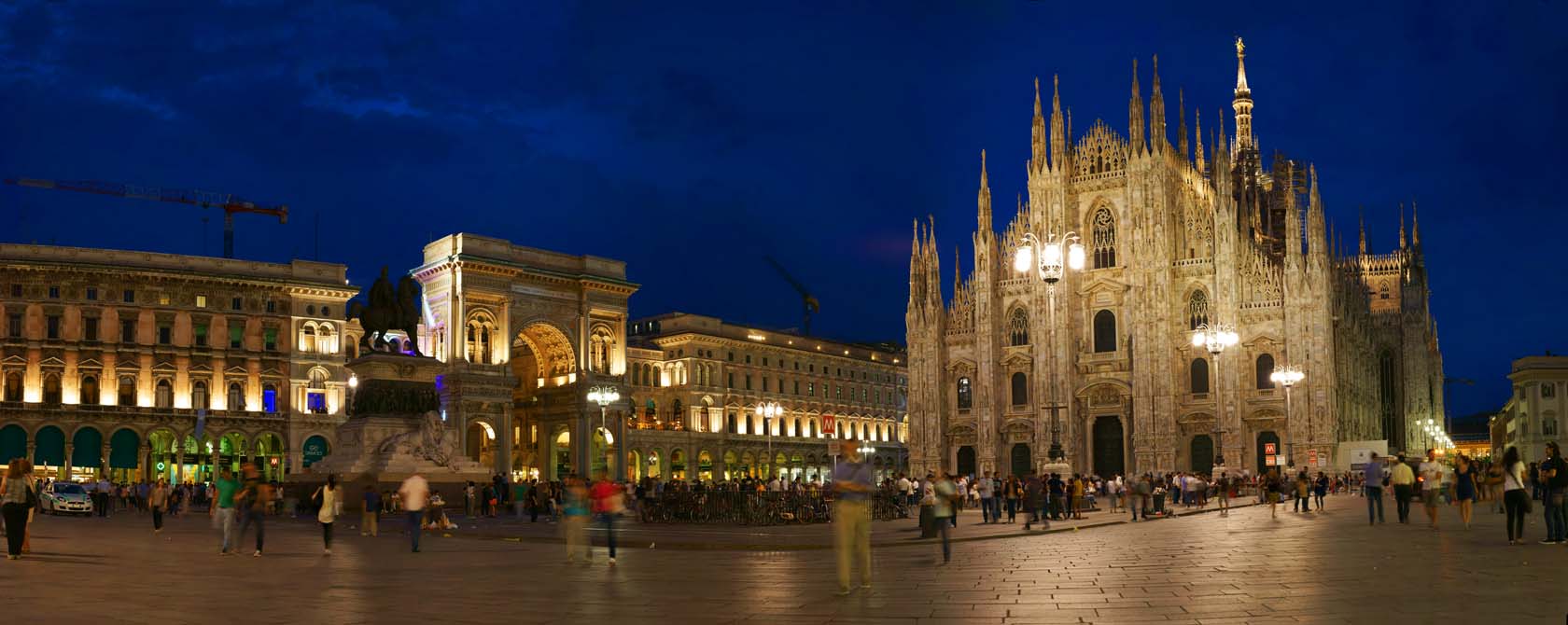 Foto, materieel, vrij, landschap, schilderstuk, bevoorraden foto,Met uitzicht op de Duomo van Milaan, , , , 