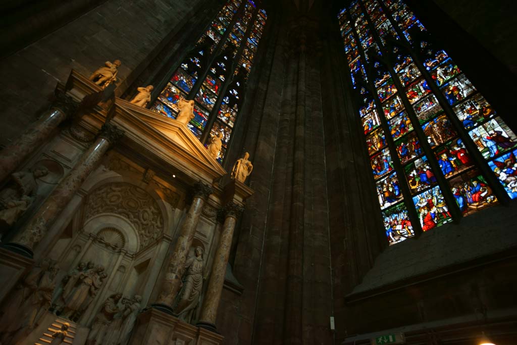 photo, la matire, libre, amnage, dcrivez, photo de la rserve,Vue sur la cathdrale Duomo de Milan, , , , 