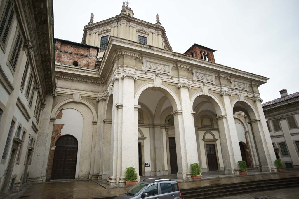 fotografia, materiale, libero il panorama, dipinga, fotografia di scorta,San Lorenzo Maggiore cattedrale, , , , 