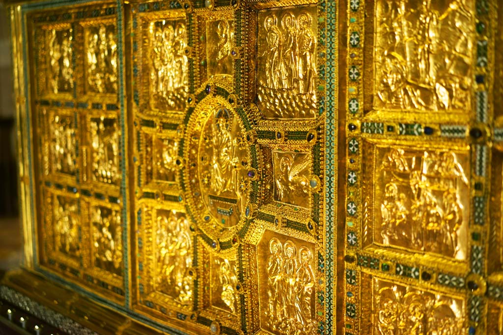 foto,tela,gratis,paisaje,fotografa,idea,Iglesia de Sant'Ambrogio altar de oro, , , , 