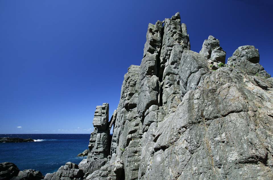 fotografia, materiale, libero il panorama, dipinga, fotografia di scorta,Un monumento isolato, rupe, La spiaggia, pietra, monumento