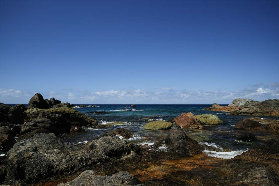 fotografia, materiale, libero il panorama, dipinga, fotografia di scorta,Il mare di un pellegrinaggio, rupe, La spiaggia, pietra, onda