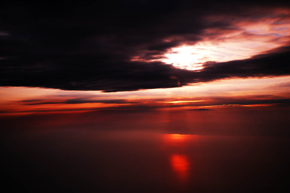 Foto, materiell, befreit, Landschaft, Bild, hat Foto auf Lager,Eine Sonnenuntergangsgeschichte, Wolke, Sonnenuntergang, Die Sonne, Die Rahmensonne