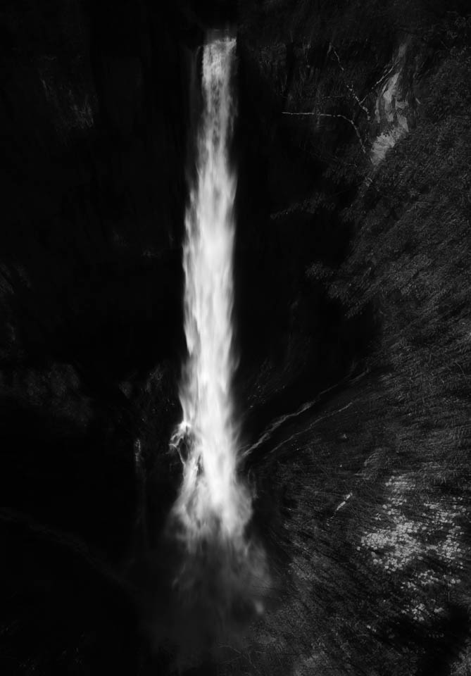 Foto, materiell, befreit, Landschaft, Bild, hat Foto auf Lager,Das Sonnenlicht Kegon Falls, Wasserfall, Spray, Boden des Wasserfalles, Bave-Stein