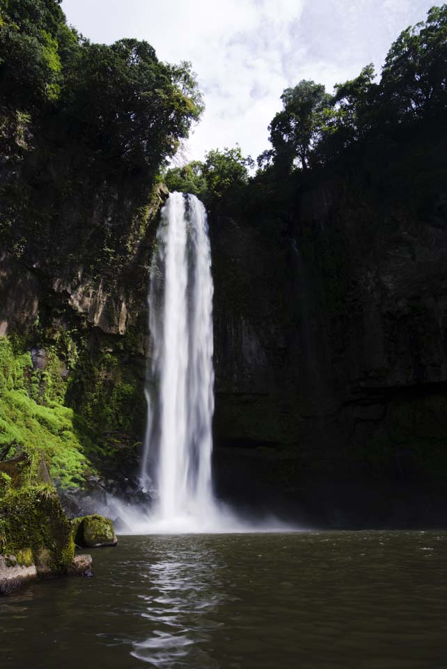 photo, la matire, libre, amnage, dcrivez, photo de la rserve,Chutes d'eau Gorogataki, chute d'eau, falaise, pot de chute d'eau, Arosol d'eau