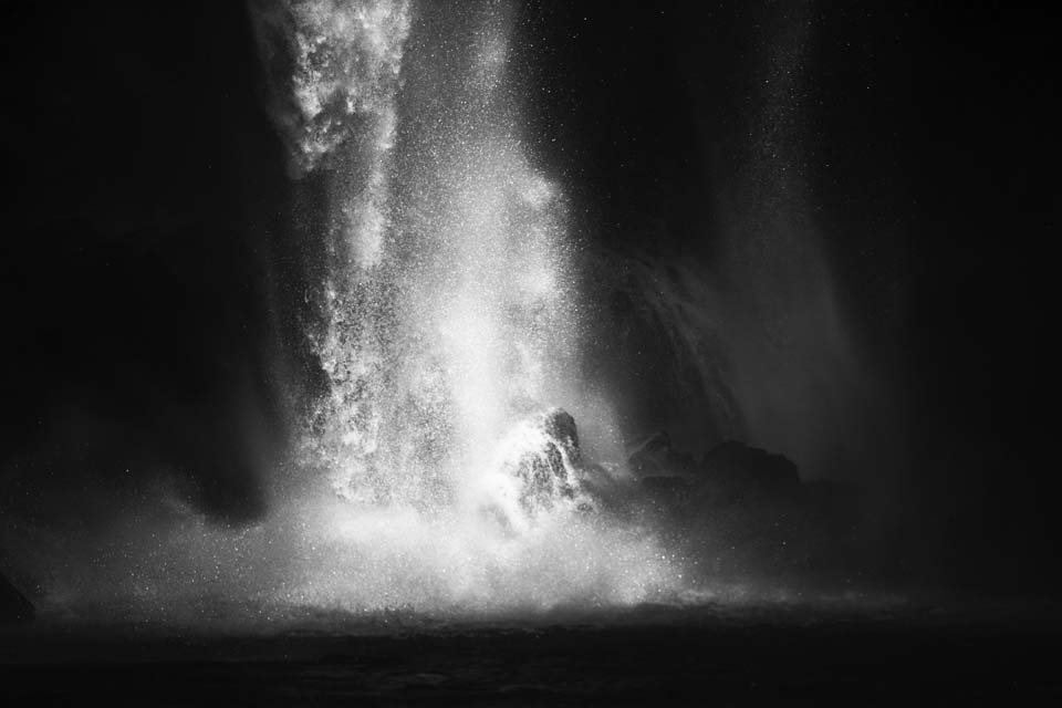 photo,material,free,landscape,picture,stock photo,Creative Commons,Milky Way space of Watarfall, waterfall, cliff, waterfall pot, Spray of water