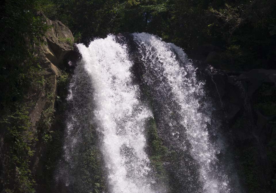 Foto, materiell, befreit, Landschaft, Bild, hat Foto auf Lager,Harte Strmung, Wasserfall, Klippe, Wasserfalltopf, Spray des Wassers