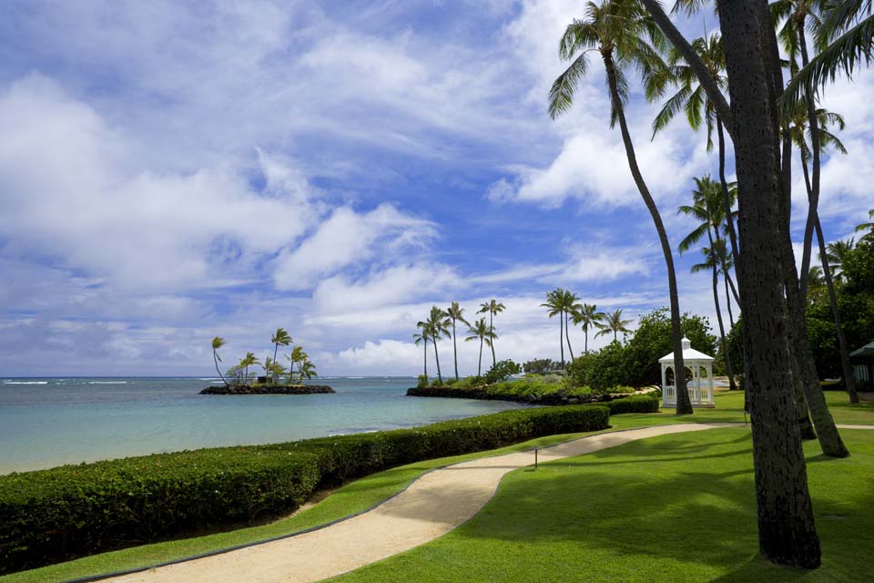 Foto, materiell, befreit, Landschaft, Bild, hat Foto auf Lager,Ein hawaiianischer Urlaubsort, Strand, sandiger Strand, blauer Himmel, Lasi