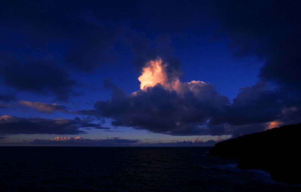 Foto, materieel, vrij, landschap, schilderstuk, bevoorraden foto,Een kasteel van de luchten, De zonsopgang, Blauwe lucht, Wolk, 