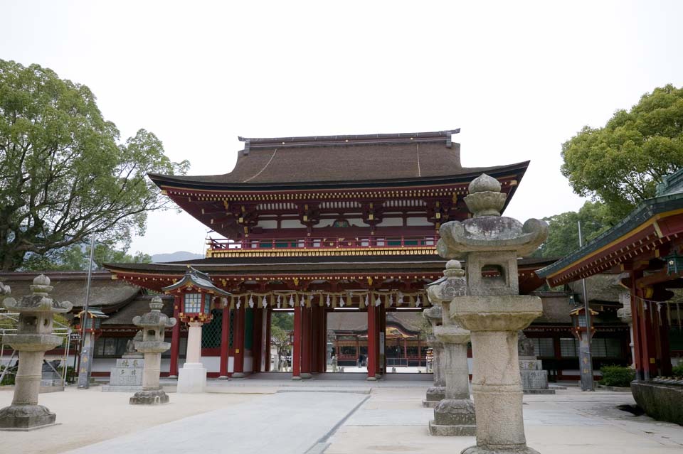 foto,tela,gratis,paisaje,fotografa,idea,Temma, Dazaifu santuario, Michizane Sugawara, Canasta de linterna de piedra, Santuario sintosta, Decoracin