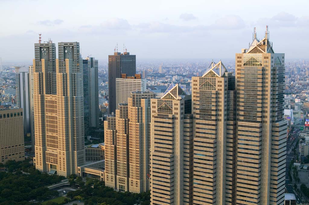 Foto, materiell, befreit, Landschaft, Bild, hat Foto auf Lager,Shinjuku entwickelte neu Stadtzentrum, Gebude, Hochhaus, Shinjuku, 