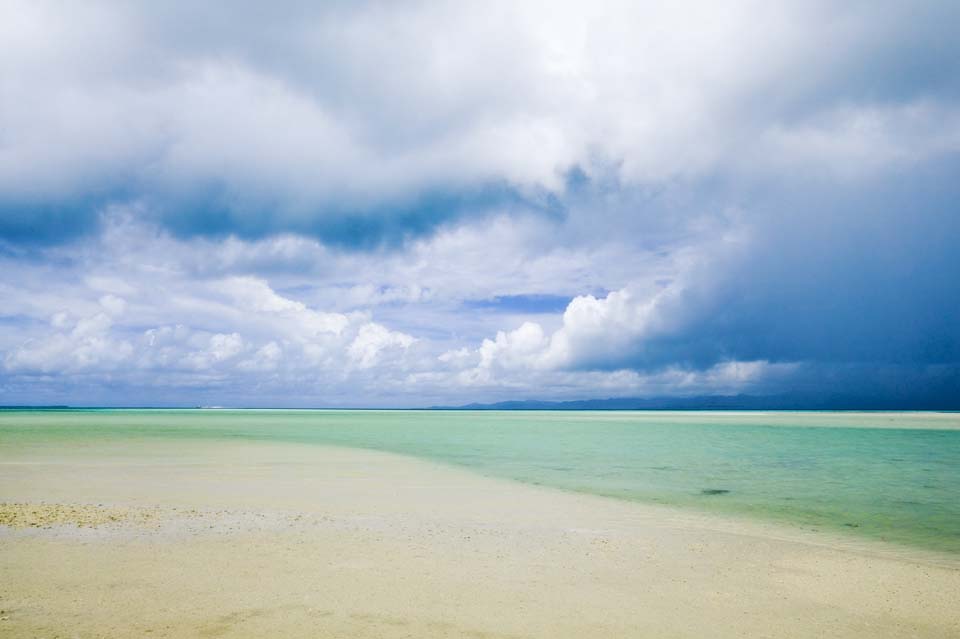 photo,material,free,landscape,picture,stock photo,Creative Commons,A southern country beach, sandy beach, blue sky, beach, cloud