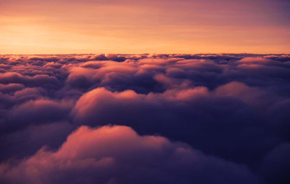 Foto, materieel, vrij, landschap, schilderstuk, bevoorraden foto,Een zee van de bewolking van ontsteken rose, Karmozijnrood, Rood, Wolk, Ik ben diep rood