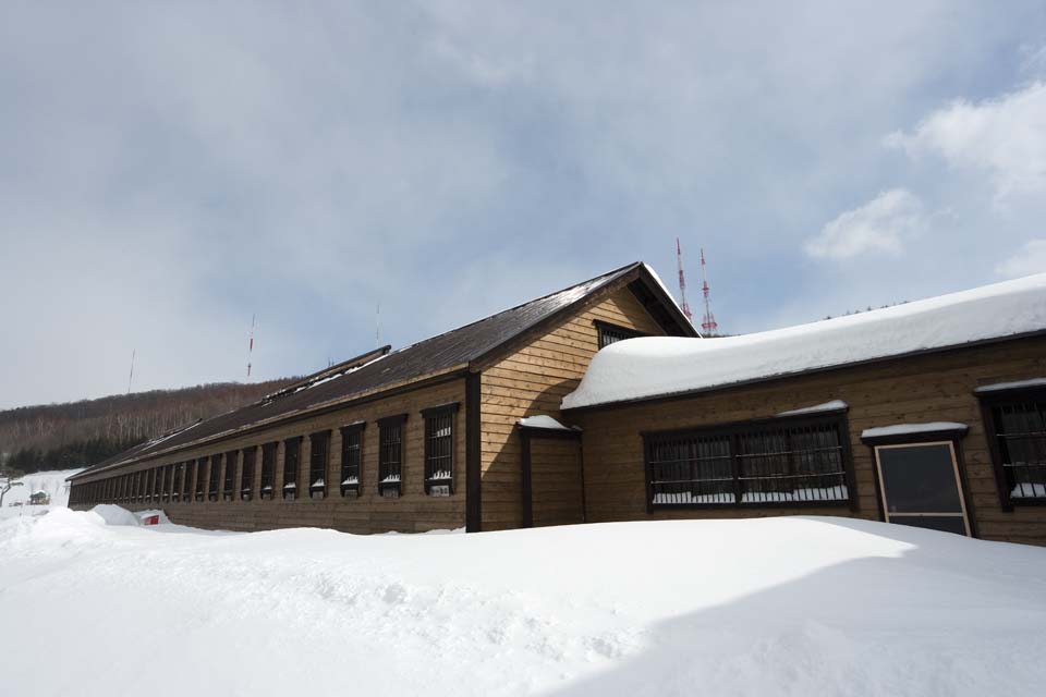 Foto, materieel, vrij, landschap, schilderstuk, bevoorraden foto,Vijf vleugels radiaale-storied woningbouw Fusa, Abashiri kerker, Kerker, , Abashiri grond zonder een stuk nummer