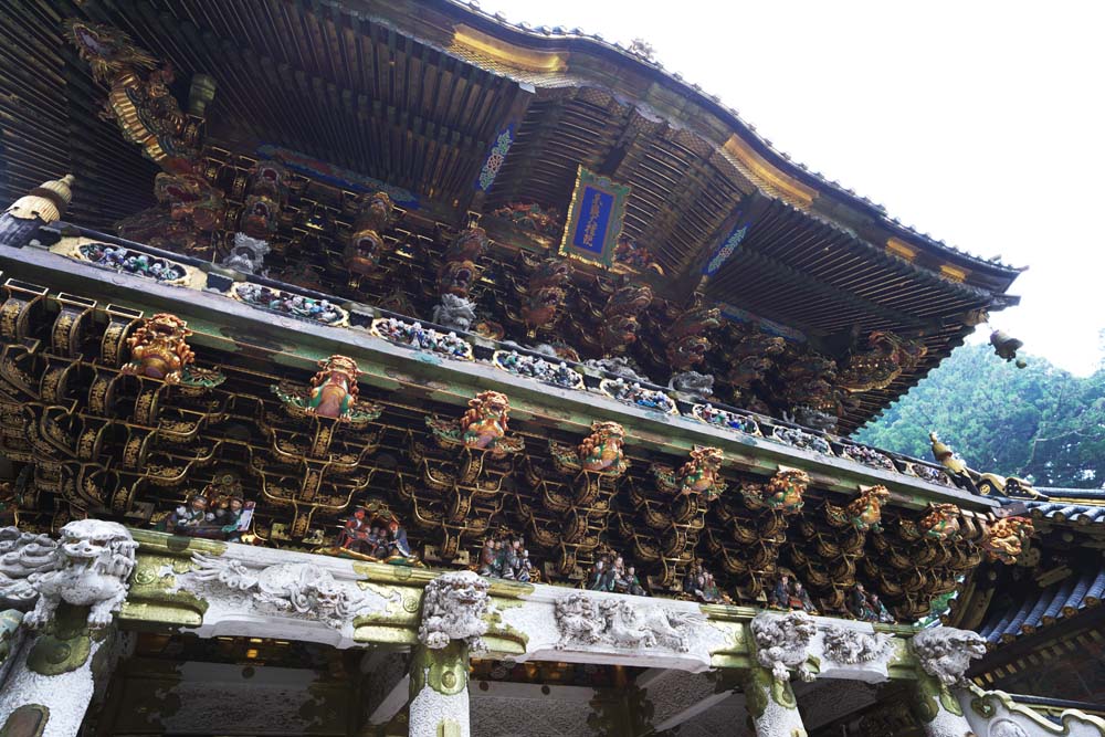 foto,tela,gratis,paisaje,fotografa,idea,Mire el Tosho - Shrine seguro puerta de luz de gu, La puerta ligera segura, Herencia de mundo, Escultura, Soy lujoso