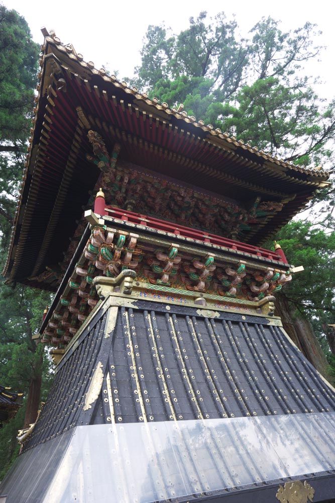 fotografia, materiale, libero il panorama, dipinga, fotografia di scorta,Una torre di tamburo di Tosho-gu il Sacrario, torre di tamburo, eredit di mondo, , 