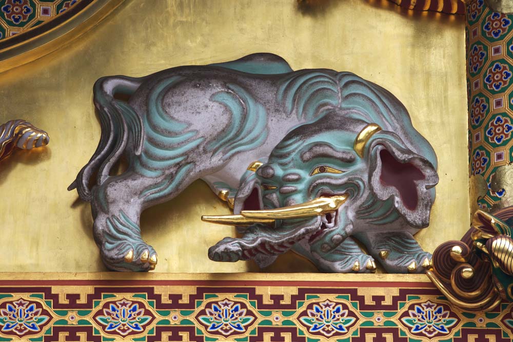 foto,tela,gratis,paisaje,fotografa,idea,Un elefante de la imaginacin de Tosho - Shrine de gu, Un elefante de la imaginacin, Pan de oro, Un animal, 